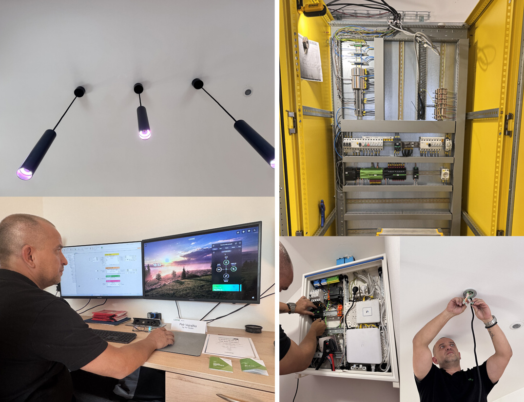 Elektroinstalace koláž